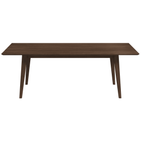 Levi Modern Style Solid Wood Rectangular Dining Kitchen Table 86"