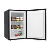 3 Cubic Feet Compact Upright Freezer with Stainless Steel Door