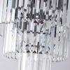 Black Luxury Crystal Chandelier Modern Chandeliers Lights Fixture Hanging Pendant Light Fixture for Dining Room Bedroom Living Room Dia 19.7 Inch-Blac