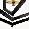 8-Light Lantern Tired Farmhouse Ceiling Hanging Light Black Chandelier Metal Modern Pendant Light Fixtures for Kitchen Island Dining Room Living Room