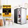 3 Cubic Feet Compact Upright Freezer with Stainless Steel Door