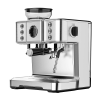 Coffee grinding 15Bar French latte Italian espresso extraction, 1 cup / 2 cup mechanical + digital, 2300W, steam, powder hammer 58mm